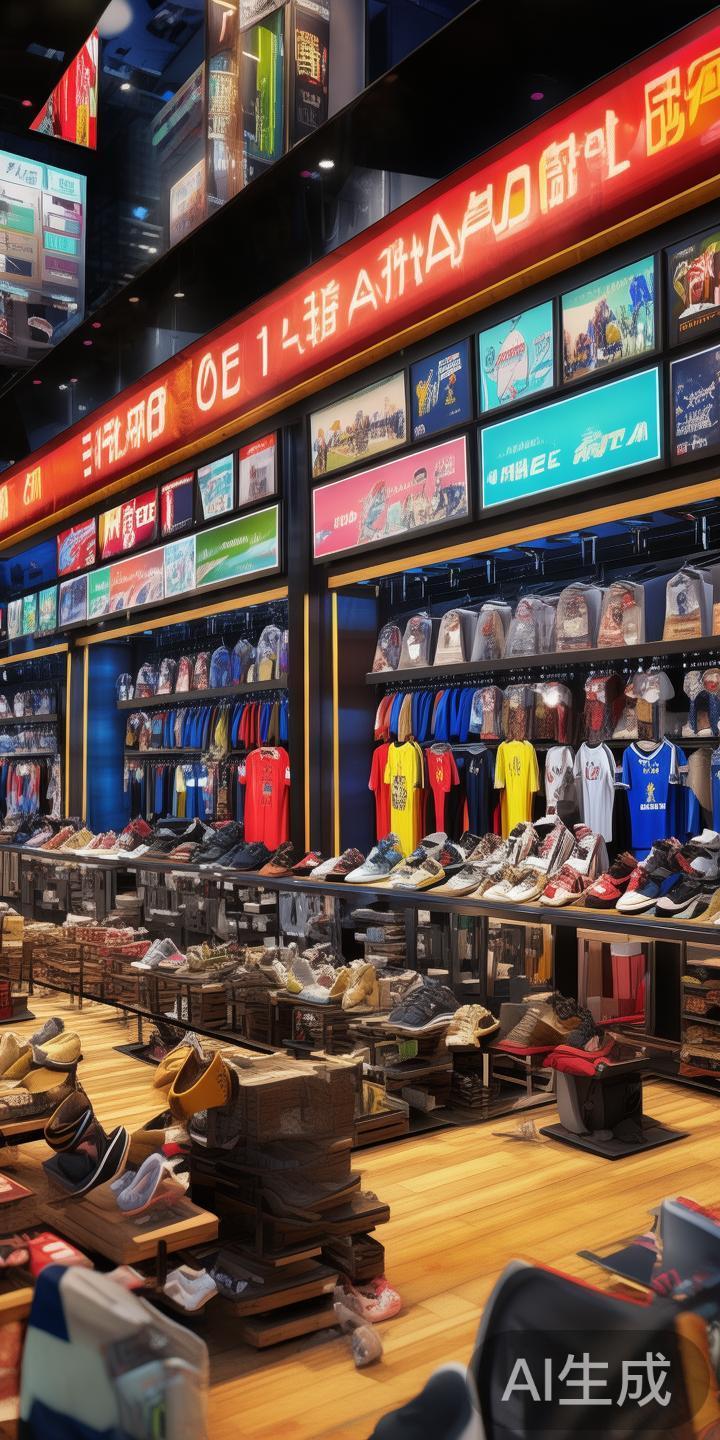 除了赛事内容，乐鱼体育在体育娱乐商品方面也进行了深